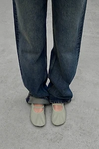 ALOHAS Naira Barefoot Leather Ballet Flats