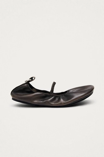ALOHAS Naira Barefoot Vintage Effect Leather Ballet Flats