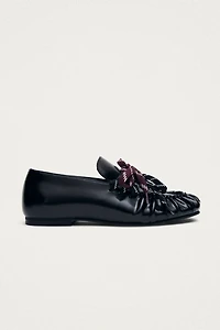 ALOHAS Aven Lace Leather Loafers