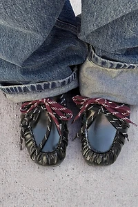 ALOHAS Aven Lace Leather Loafers