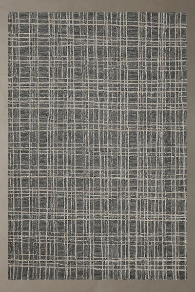 Wes Gridded Woven Rug