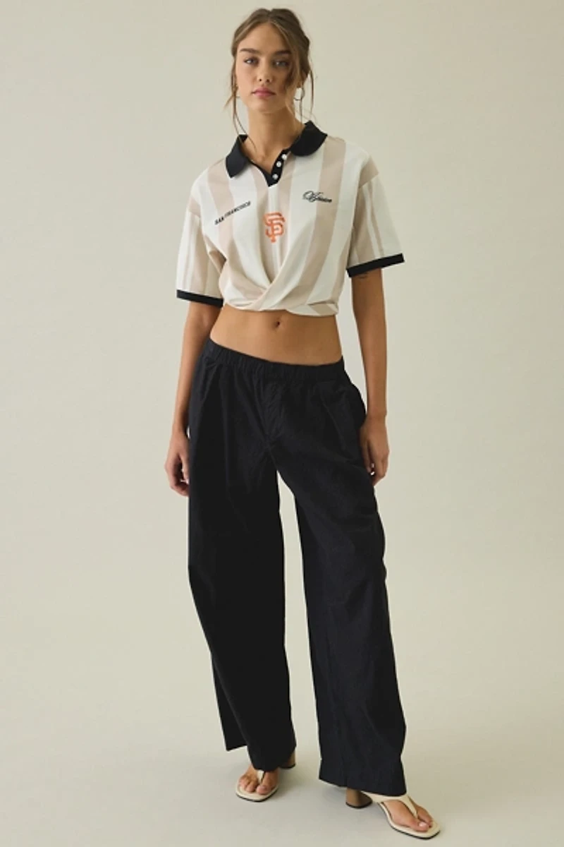 Off Season MLB Twist-Front Rugby Tee