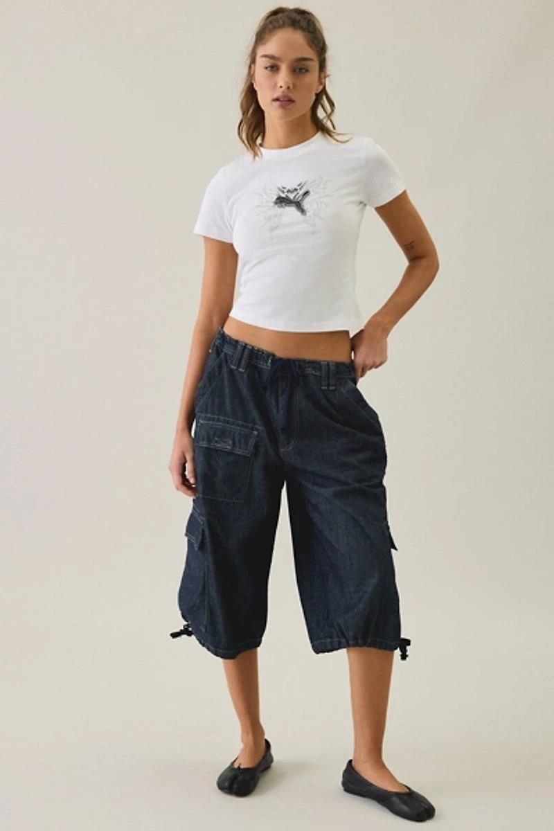 Puma Street Glam Graphic Slim Tee