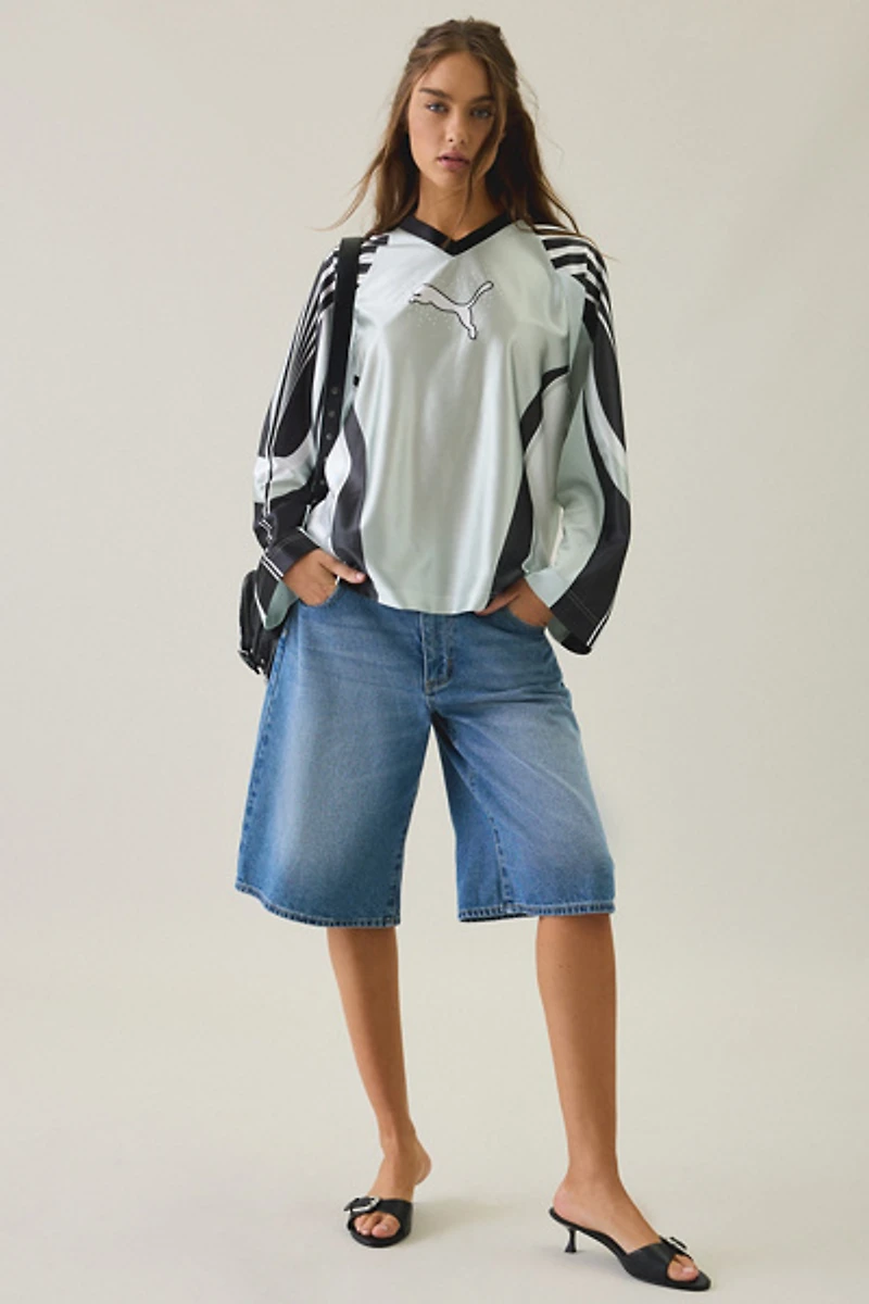Puma Street Glam Bedazzled Oversized Jersey