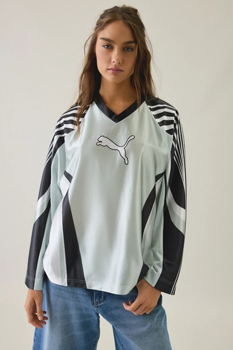 Puma Street Glam Bedazzled Oversized Jersey
