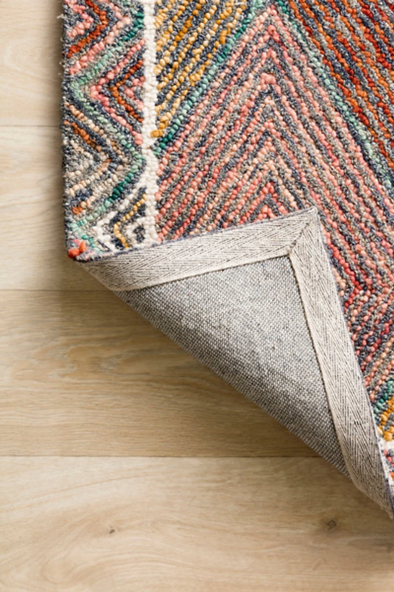 Kaine Diamond Hooked Wool Rug