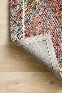 Kaine Diamond Hooked Wool Rug
