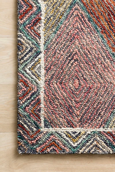 Kaine Diamond Hooked Wool Rug