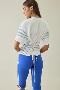 Off Season MLB Femme Lace-Up Back Tee