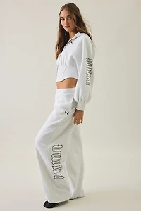 Puma Street Glam Bedazzled Zip-Up Hoodie Sweatshirt