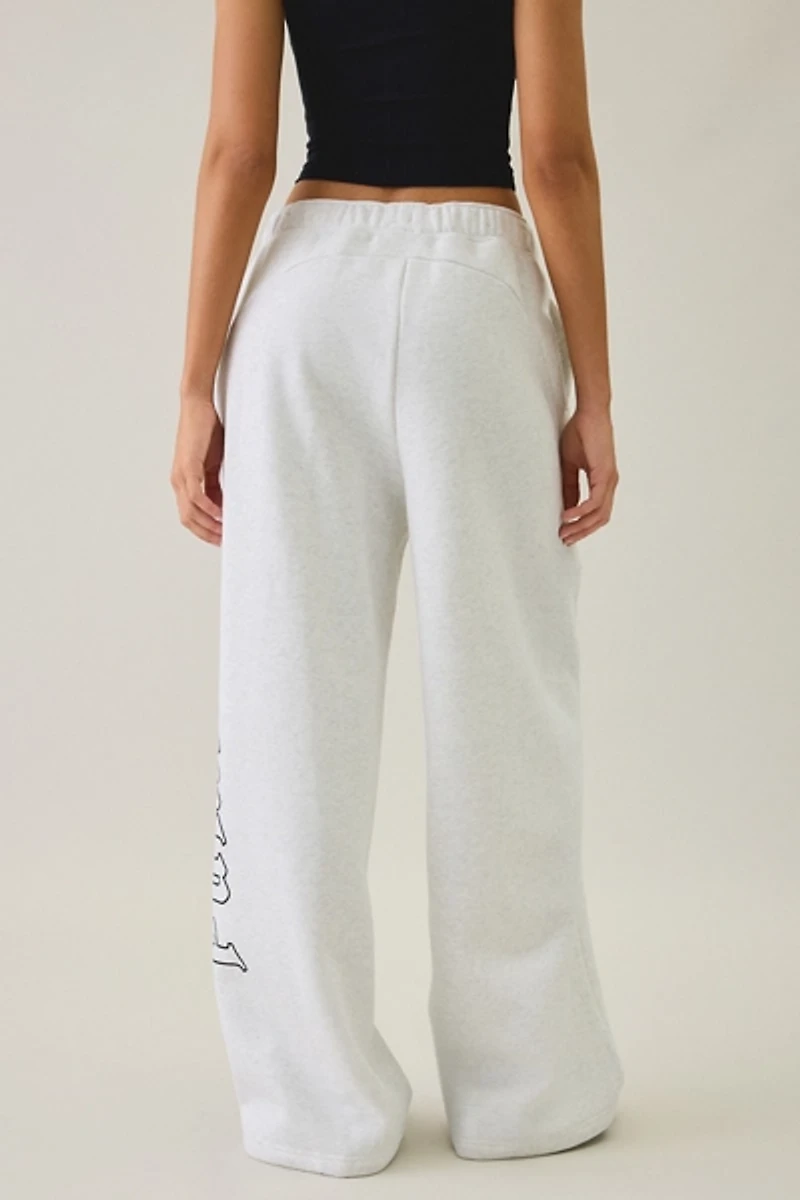 Puma Street Glam Bedazzled Baggy Sweatpants