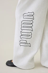 Puma Street Glam Bedazzled Baggy Sweatpants