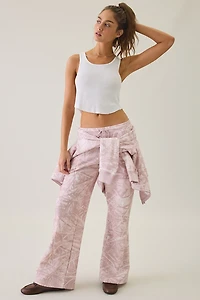 Puma Essential Camo Print Relaxed Flare Sweatpants