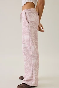 Puma Essential Camo Print Relaxed Flare Sweatpants