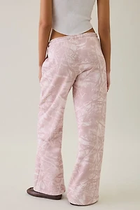Puma Essential Camo Print Relaxed Flare Sweatpants