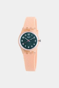 Swatch Essentials Powder Plum Quartz Watch