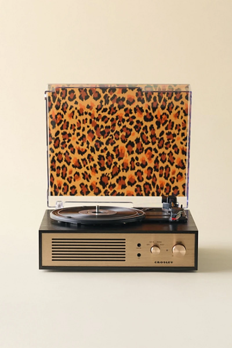 Crosley Miles Leopard Print Record Player