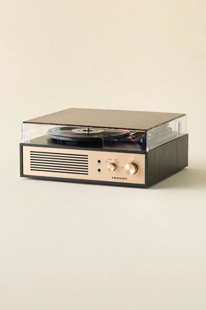 Crosley Miles Leopard Print Record Player