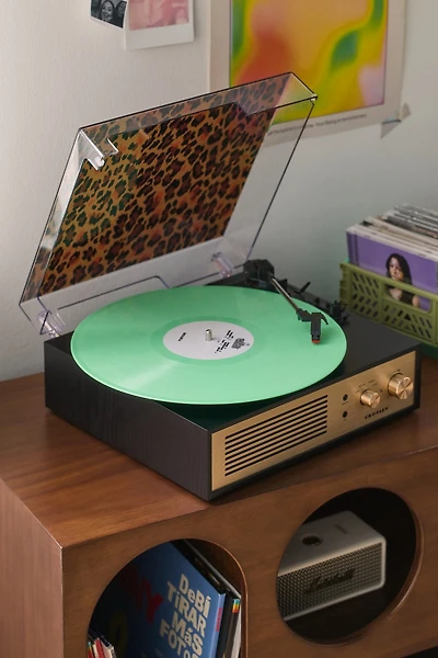 Crosley Miles Leopard Print Record Player
