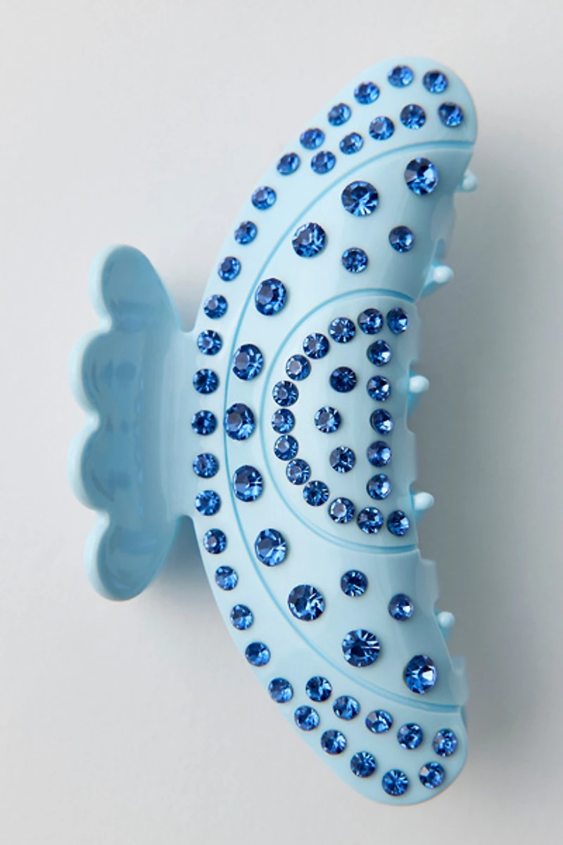 Holly Rhinestone Claw Clip