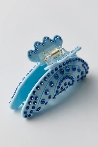 Holly Rhinestone Claw Clip