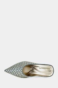 Azalea Wang Neiza Studded Wedge Pump