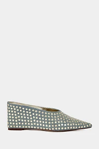 Azalea Wang Neiza Studded Wedge Pump