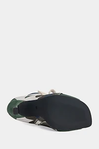 Azalea Wang Camo Rooftop Stiletto Bootie