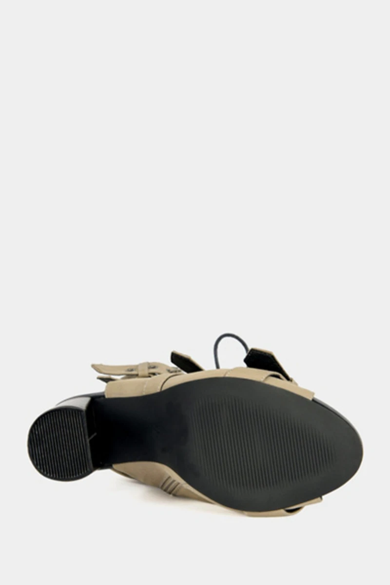 Azalea Wang Loom Block Sandal Bootie