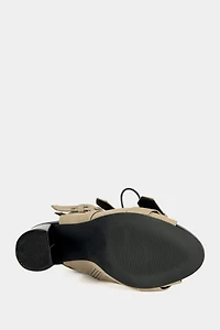 Azalea Wang Loom Block Sandal Bootie
