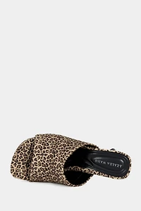 Azalea Wang Vivara Calf Hair Heeled Sandal