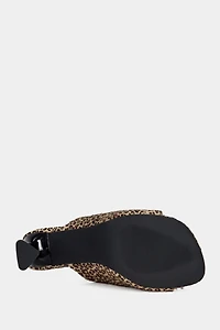 Azalea Wang Vivara Calf Hair Heeled Sandal