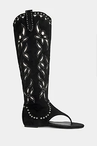 Azalea Wang Chandana Western Gladiator Flat Sandal