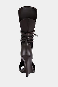 Azalea Wang Douma Wrap-Around Wedge Sandal Bootie