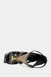 Azalea Wang Indrani Gladiator Stiletto Sandal Bootie