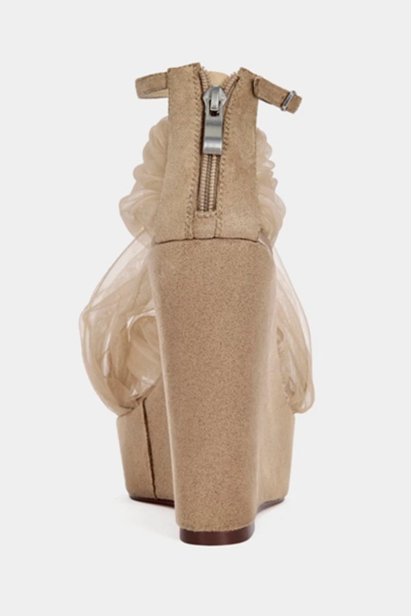 Azalea Wang Ballerine Wedge Sandal