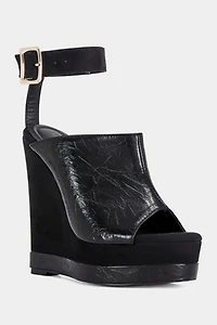 Azalea Wang Tana Platform Wedge Sandal