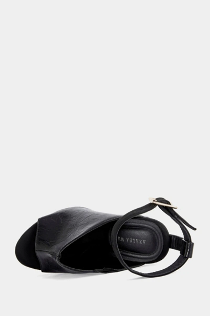 Azalea Wang Tana Platform Wedge Sandal