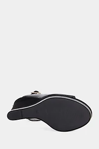 Azalea Wang Tana Platform Wedge Sandal
