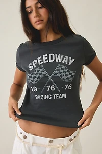 Speedway Graphic Cotton Slim Tee