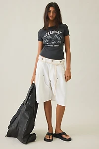 Speedway Graphic Cotton Slim Tee
