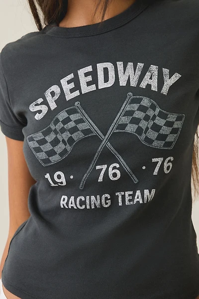 Speedway Graphic Cotton Slim Tee