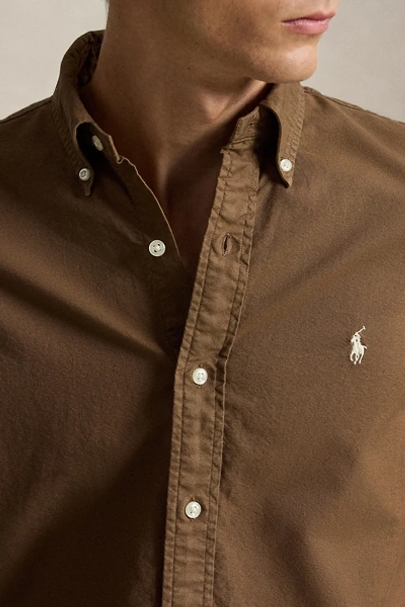 Polo Ralph Lauren Garment Dyed Oxford Long Sleeve Shirt