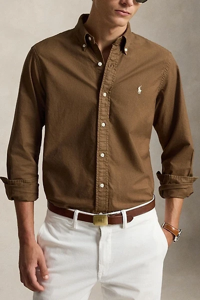 Polo Ralph Lauren Garment Dyed Oxford Long Sleeve Shirt