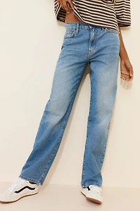 BDG Olive Stovepipe Mid-Rise Jean