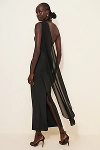 Lulu's Murray One-Shoulder Maxi Dress