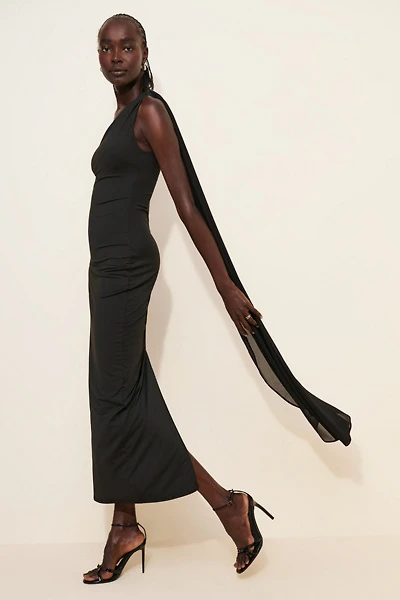 Lulu's Murray One-Shoulder Maxi Dress