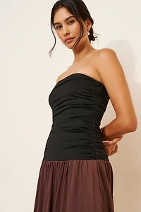 Nia Santal Drop Waist Maxi Dress