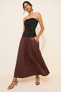 Nia Santal Drop Waist Maxi Dress