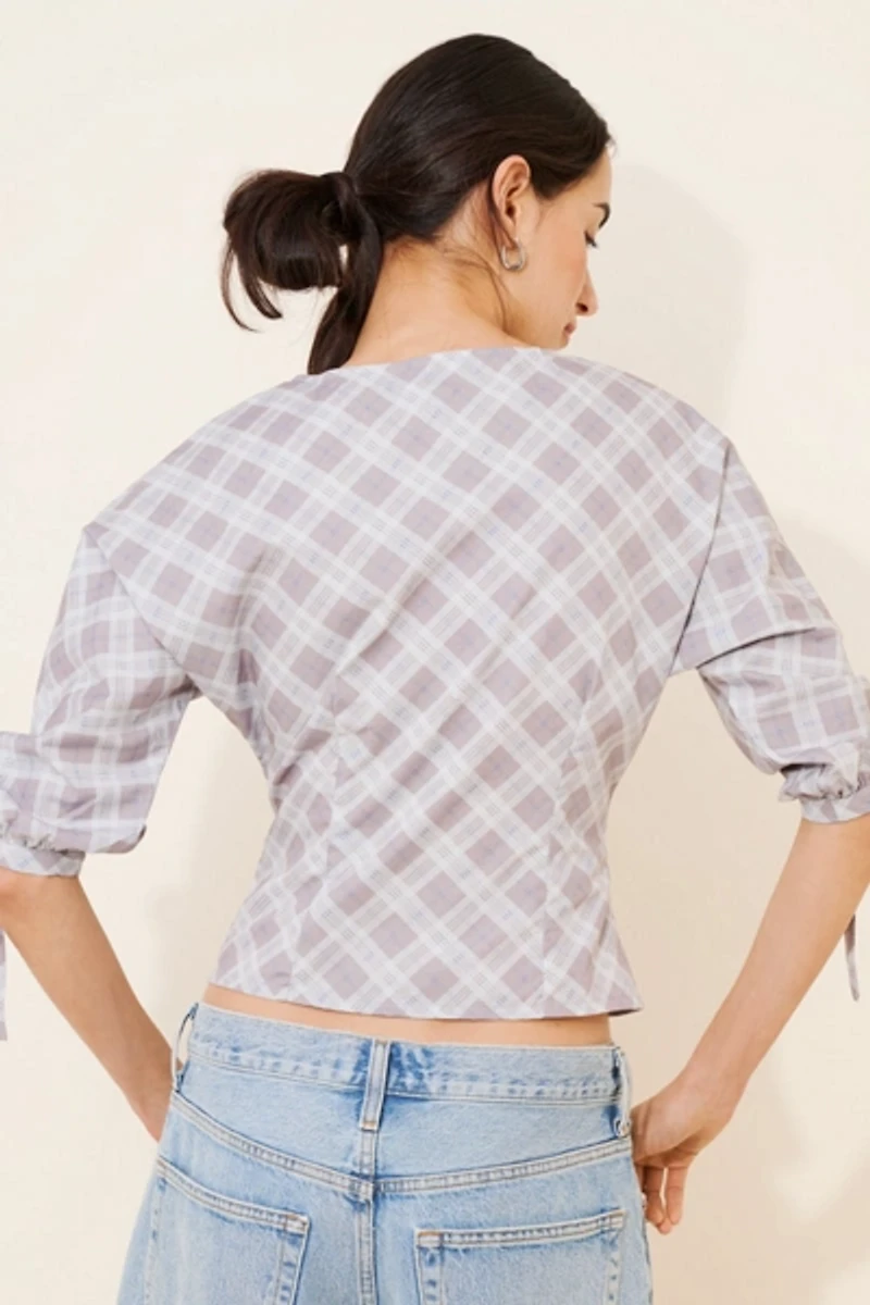 Motel Kadeka Puff-Sleeve Shirt